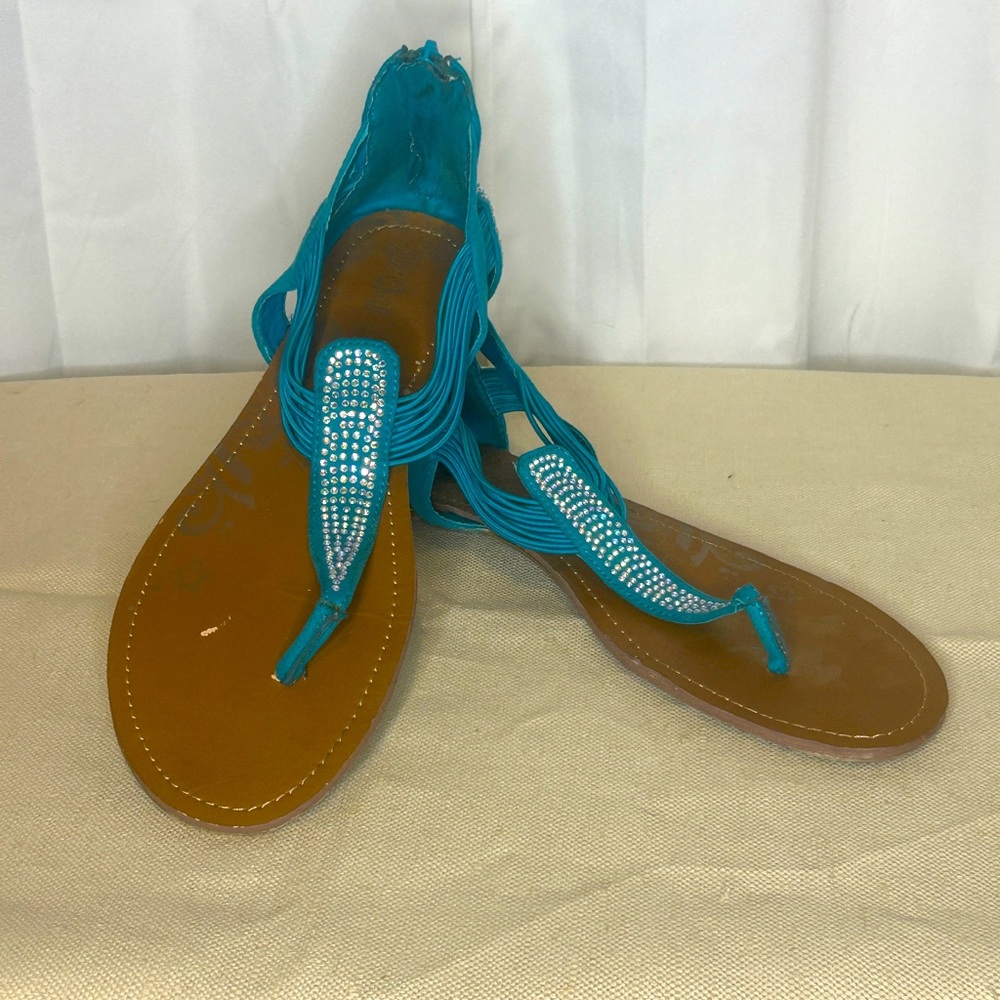 Brash teal sandals size 11